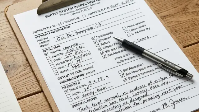 How to Read and Understand Your Septic Inspection Report